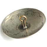 Re-Stocked 1.25" Southwest Zinnia with 'Turquoise'  Shank Back Button 1-1/4"   #SW-240