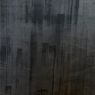 1-1/4 Yard Remnant, Brushstrokes, Black-Brown Cotton/Silk Blend, Touch A Cord by Naomi Ito/Nani Iro Japan, 47" Wide #391 C