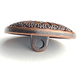 Restocked, Copper Southwest Sunflower Button 3/4" /19mm Metal, Shank Back #SWC-19