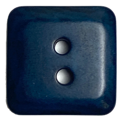 Re-Stocked, Navy Square 5/8" 2-Hole Corozo Button Tagua, Rounded Corners #SK-425