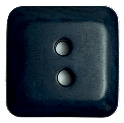 Re-Stocked, Dark Blue Square 5/8" 2-Hole Corozo Button Tagua, Rounded Corners #SK-425