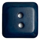 Re-Stocked, Navy Square 5/8" 2-Hole Corozo Button Tagua, Rounded Corners #SK-425