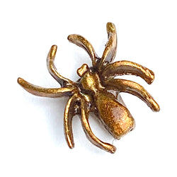 Running Low: Spider 5/8" Bronze Metal Artisan Sew-Down Style Button by Susan Clarke
