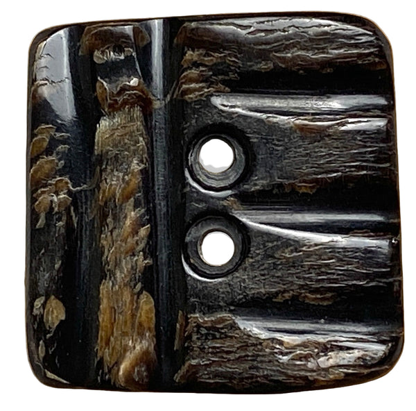 square black and brown button