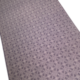 Purple Komon Dot Print of Interlocking Ovals Vintage Kimono Silk from Japan By the Yard #PA-13