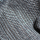 Charcoal/Dusty Teal Striations Cotton Woven from India, By the yard  #CHL047