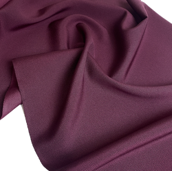 Last Yard, Plum Drapey Vintage Kimono Silk Crepe Komon from Japan By the Yard #PA-15
