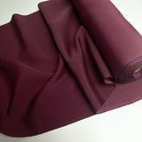 Plum Drapey Vintage Kimono Silk Crepe Komon from Japan By the Yard #PA-15