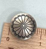 Southwest Sunflower Button 13/16", Nickel Silver Shank Back Made in USA  #SW-23