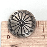 Southwest Rustic Sunflower Button 13/16", Nickel Silver Shank Back Made in USA  #SW-429