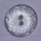 Clear Vintage Czech Glass Deco Sun Rays 3/4" 18mm, Pack of 3,  #OT-114