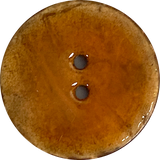 Pumpkin Pie Shiny Coconut 1-1/8" 2-Hole Button 28mm  #SWC-114
