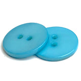 Teal Blue River Shell 11/16" 2-hole Button,  # 1800