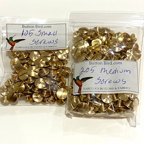 For Suzi:  100 Short and 200 Medium Chicago Screws