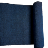 Hemp/Ramie Stiff Papery Indigo/Black Textured Crinkled Asa Jofu from Japan, by the Yard,  #331