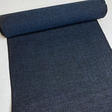 Hemp/Ramie Stiff Papery Indigo/Black Textured Crinkled Asa Jofu from Japan, by the Yard,  #331