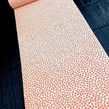 Red/Creme Ume Plum Blossoms Print Fine Supple Vintage Kimono Silk Crepe from Japan,  By the Yard   #212