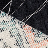 Tipsy Woven Diamonds+Hidden Flowers Vintage Kimono WOOL from Japan By the Yard   #213