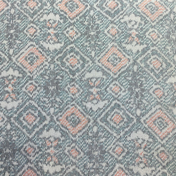 SALE, Woven Diamonds / Hidden Flowers Vintage Kimono WOOL from Japan By the Yard   #213