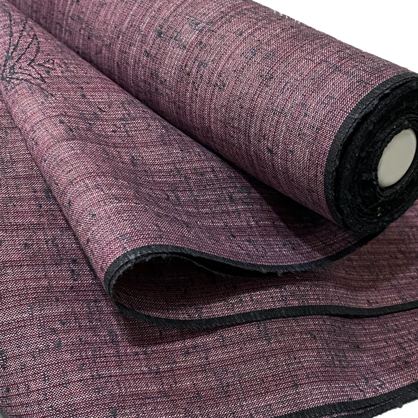 REMNANT - Muted Purple Mountains Textured Vintage Kimono Wool Blend from Japan, 7/8 Yard  #734 (Copy)