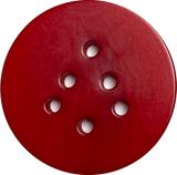 Red Christmas Tree Corozo/Tagua 7-Hole Button, 1-1/8" Larger Size # SK-587