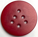 Red Christmas Tree Corozo/Tagua 7-Hole Button, 1-1/8" Larger Size # SK-587