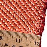 Red-Orange All-Shibori Peach / Cranberry Vintage Kimono Silk from Japan By the Yard,  #230