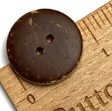 Blue Coconut Button with Spots + Dots 7/8" Two Holes #SK-1066