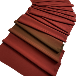 SALE, Maroon/Chocolate Ombre, Liquid Drape Vintage Kimono Silk Crepe from Japan Hand Dyed Bokashi  4.5 Yard Piece  #182