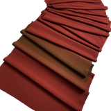 SALE, Maroon/Chocolate Ombre, Liquid Drape Vintage Kimono Silk Crepe from Japan Hand Dyed Bokashi  4.5 Yard Piece  #182