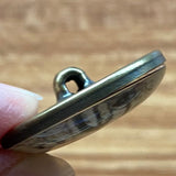 Treble Clef Button - Music - 1" Clear Shine Domed Shank Back #SK-2033A