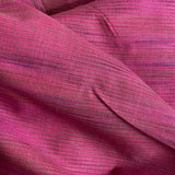 Re-Stocked, Pinks and Greens Semi-Rustic Woven Cotton from India By the Yard #CHL-928