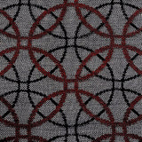 Infinite Circles Tsumugi Handweave from Japan. Kimono Ikat Silk 14" x 56" Piece  #123