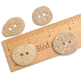 Beach Stone Buttons, Set of 4 Approximately 1"-1.25" #BCH-137