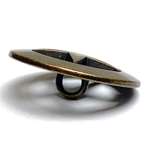Concho avec Vis - Rond Taureau Argent / Or - 32 mm Concho avec Vis - Rond Taureau Argent / Or - 32 mm