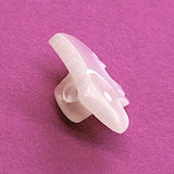 SALE Tiny Dog, Vintage Pearly White 1/2" Button  #764