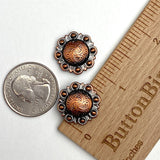 SALE Copper Canyon Screw Back Concho 3/4"  #CC-109