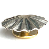 STERLING Silver Southwest Repousse 3/4" SCREW Back. USA-Made #SW-338