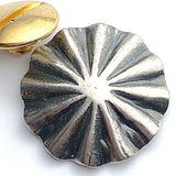 STERLING Silver Southwest Repousse 3/4" SCREW Back. USA-Made #SW-338