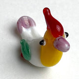 Re-Stocked, Glass Bird Beads Handmade Lampwork Mixed Colors 1-1/8" x 3/4"   #LP-05