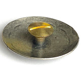 STERLING Silver Sunburst Oval Screw Back Concho, 1-3/8" x 1-1/8",  # SW-350