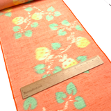 Strawberry Hearts Ikat, Vintage Kimono Wool Blend from Japan By the Yard  #223