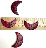 Merlot Moon Coconut Button 1-1/4"  #LP-13