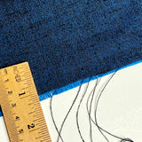 Deep Twilight+Black Crossdye Textured Vintage Kimono Wool Blend from Japan By the Yard #224