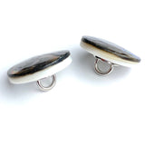 Re-Stocked, Abalone Shank Back Shell Button 5/8" 15mm Blues/Greens  # L66594