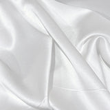 SALE White Silk Charmeuse, Liquid Drape, Exceptional Lustre, SUEDED. By the Yard #3100