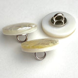 Re-Stocked, Mother of Pearl "Mosaic" Shank Back Shell Button 5/8" 15mm  # L-66595
