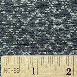 Steel-Blue-Gray Interlocking Squares, Possible Hidden Kikko Turtles, Vintage Fabric from Japan 14" x 98" Piece   #229