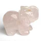 Five Stone Elephants, Various Colors Gemstone 1.5" Figurines #LP-87