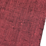 Black + Raspberry Rustic Textured Slubby Handwoven Kimono Silk Tsumugi By the Yard #252